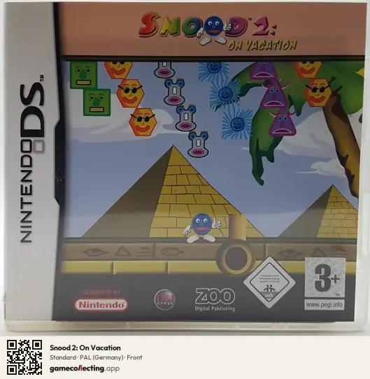 Snood 2: On Vacation Nintendo DS, Germany box front