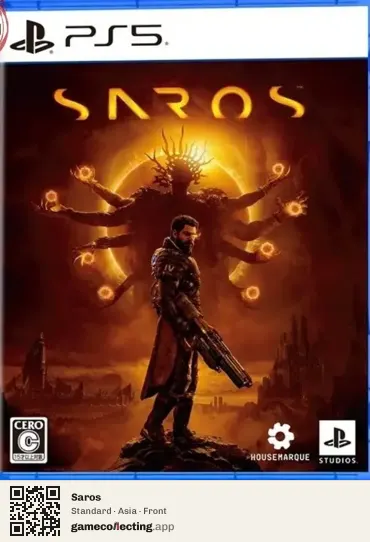 Saros PlayStation 5, Asia box front
