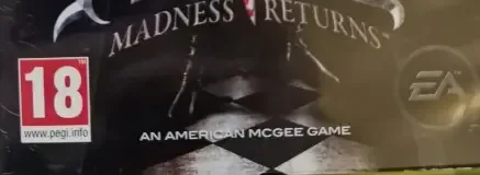 Alice: Madness Returns, the PEGI square on its front