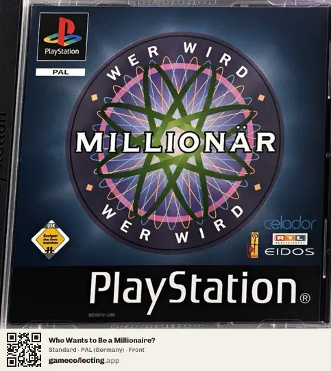 Who Wants to Be a Millionaire? PlayStation, Germany box front