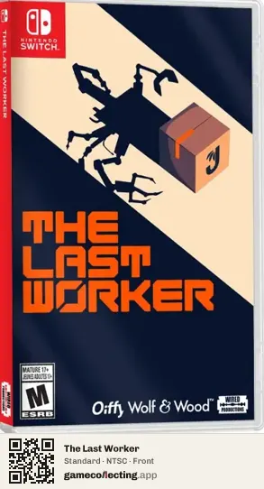 The Last Worker Nintendo Switch, NTSC box front