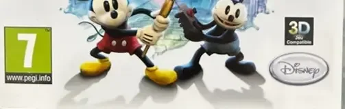 Disney Epic Mickey 2: The Power of Two, the PEGI square on its front