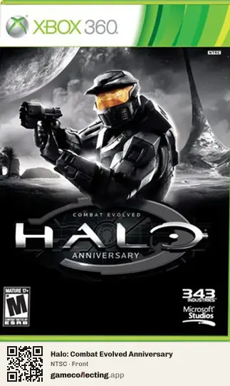 Halo: Combat Evolved Anniversary Xbox 360, NTSC box front