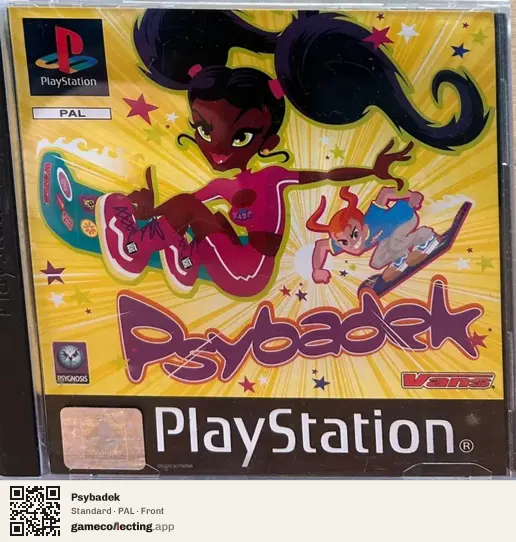 Psybadek PlayStation, PAL box front