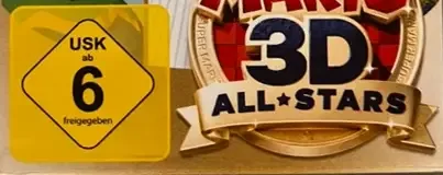 Super Mario 3D All-Stars, the USK square on its front