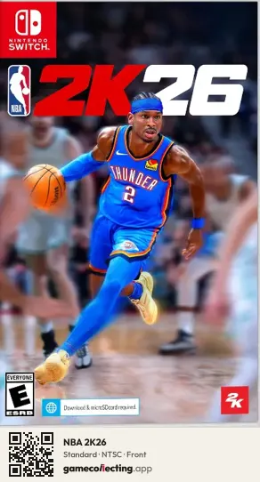 NBA 2K26 Nintendo Switch, NTSC box front