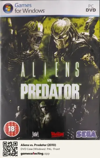 Aliens vs. Predator (2010) Computer, PAL box front