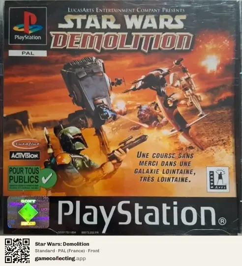 Star Wars: Demolition PlayStation, France box front