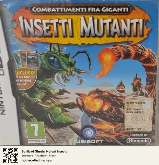 Battle of Giants: Mutant Insects Nintendo DS, Italy box front