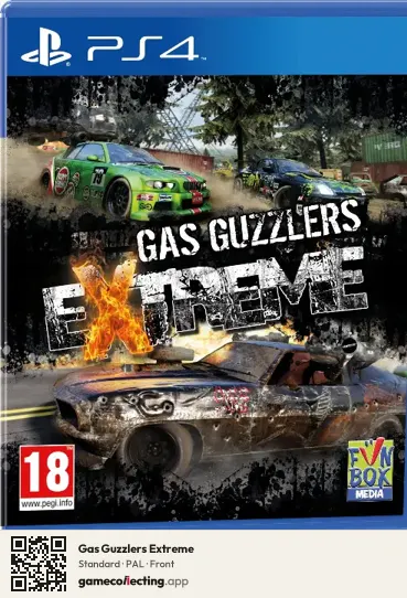 Gas Guzzlers Extreme PlayStation 4, PAL box front