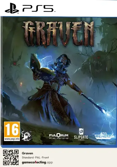 Graven PlayStation 5, PAL box front