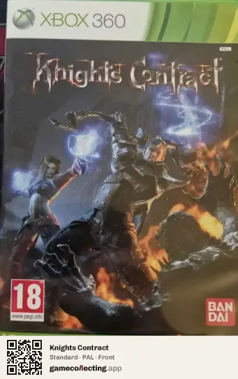 Knights Contract Xbox 360, PAL box front