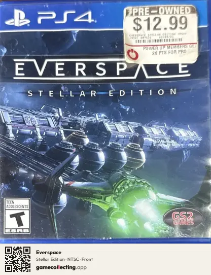 Everspace PlayStation 4, NTSC box front