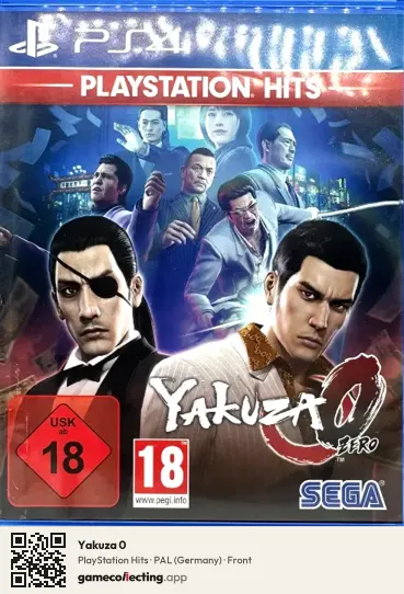 Yakuza 0 PlayStation 4, Germany box front
