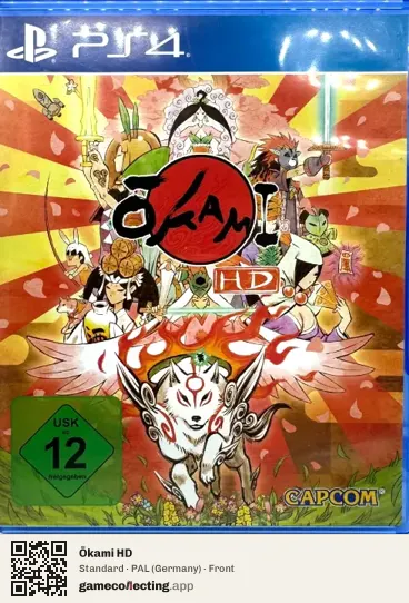 Ōkami HD PlayStation 4, Germany box front