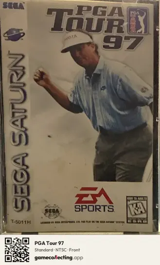 PGA Tour 97 Sega Saturn, NTSC box front