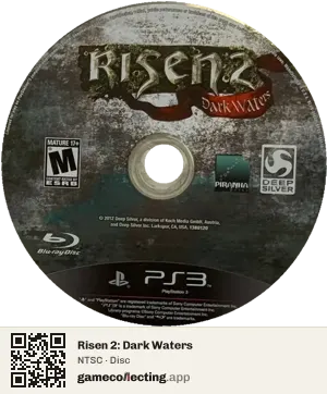 Risen 2: Dark Waters PlayStation 3, NTSC disc