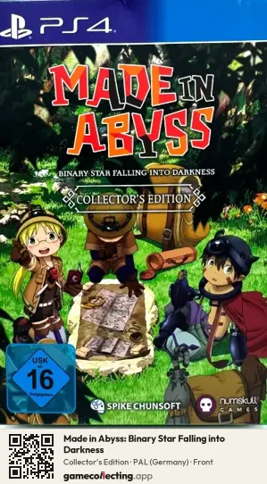 Made in Abyss: Binary Star Falling into Darkness PlayStation 4, Germany box front