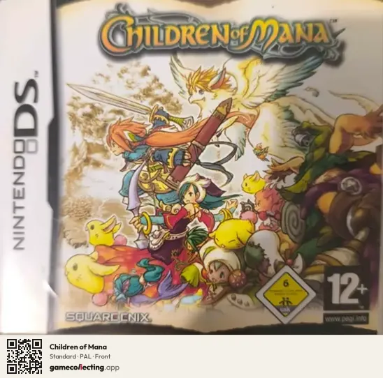 Children of Mana Nintendo DS, PAL box front