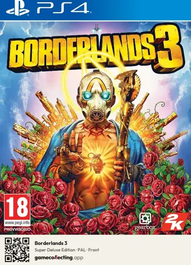 Borderlands 3 PlayStation 4, PAL box front