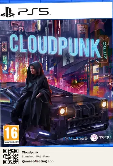 Cloudpunk PlayStation 5, PAL box front