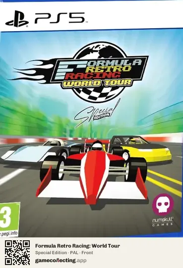 Formula Retro Racing: World Tour PlayStation 5, PAL box front