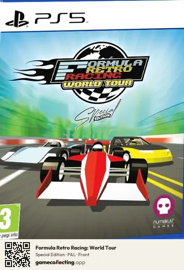 Formula Retro Racing: World Tour PlayStation 5, PAL box front