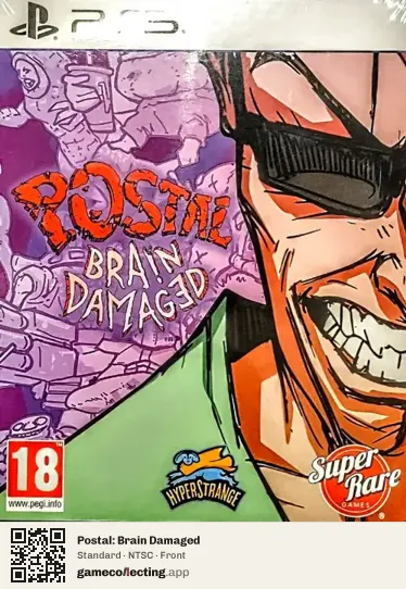 Postal: Brain Damaged PlayStation 5, NTSC box front
