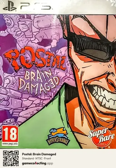 Postal: Brain Damaged PlayStation 5, NTSC box front