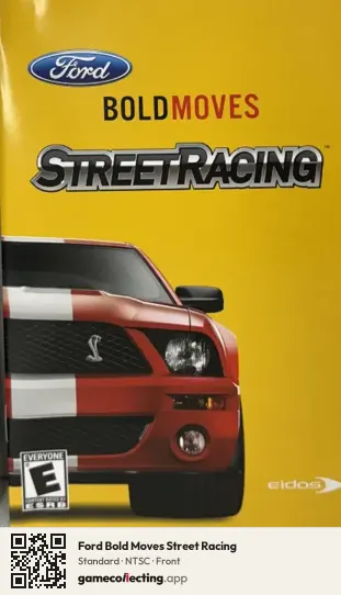 Ford Bold Moves Street Racing PlayStation 2, NTSC box front