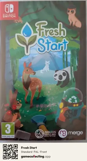 Fresh Start Nintendo Switch, PAL box front