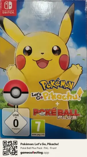 Pokémon: Let's Go, Pikachu! Nintendo Switch, PAL box front