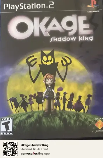 Okage Shadow King PlayStation 2, NTSC box front