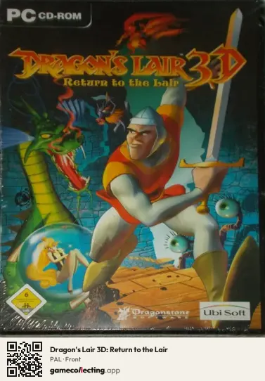 Dragon's Lair 3D: Return to the Lair Computer, PAL box front