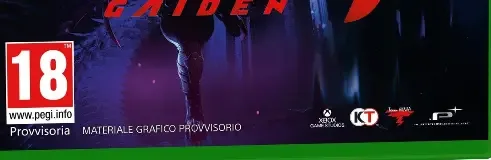 Ninja Gaiden 4, the PEGI square on its front