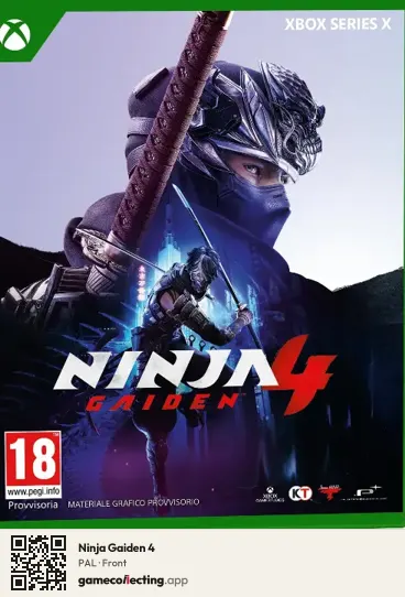 Ninja Gaiden 4 Xbox Series X, PAL box front