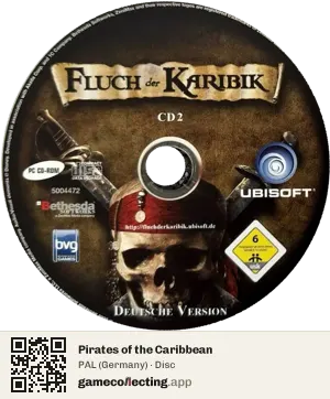 Pirates of the Caribbean Computer, PAL disc