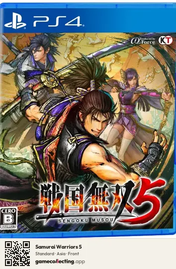 Samurai Warriors 5 PlayStation 4, Asia box front