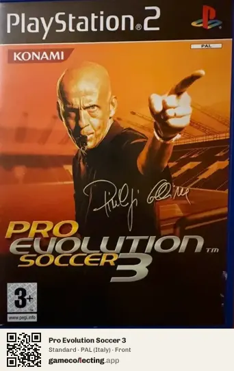 Pro Evolution Soccer 3 PlayStation 2, Italy box front