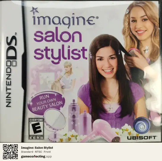 Imagine: Salon Stylist Nintendo DS, NTSC box front