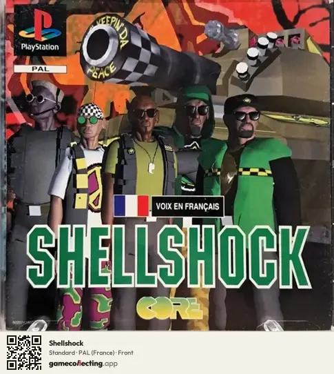 Shellshock PlayStation, France box front