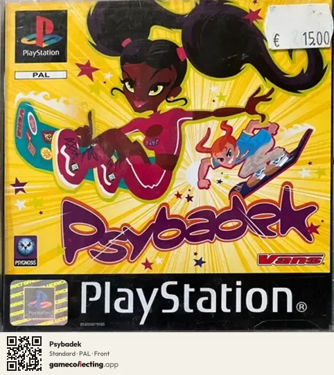 Psybadek PlayStation, PAL box front