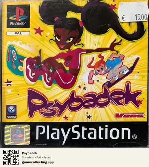 Psybadek PlayStation, PAL box front
