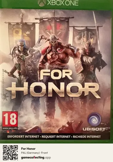 For Honor Xbox One, Germany box front