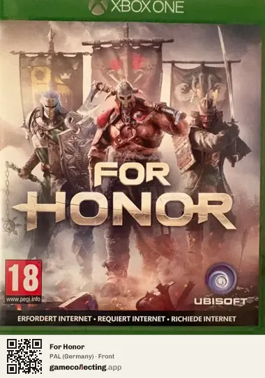 For Honor Xbox One, Germany box front