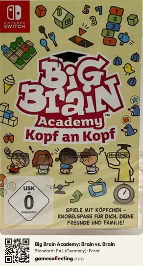 Big Brain Academy: Brain vs. Brain Nintendo Switch, Germany box front