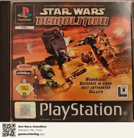 Star Wars: Demolition PlayStation, PAL box front