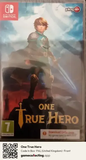 One True Hero Nintendo Switch, United Kingdom box front