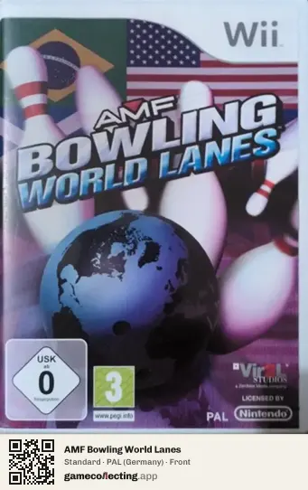 AMF Bowling World Lanes Nintendo Wii, Germany box front
