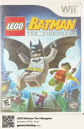LEGO Batman: The Videogame Nintendo Wii, NTSC box front